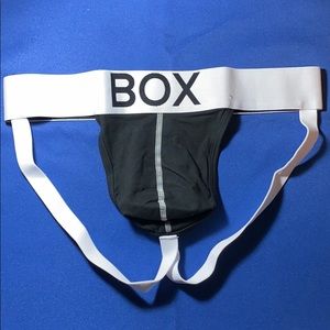 New Box Jockstrap Black